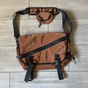 Free People Move With it Messenger Bag in Toffee NWOT